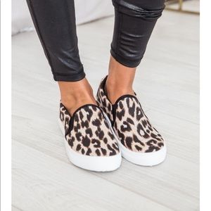 Quipid brand never been worn cheetah print sneaks